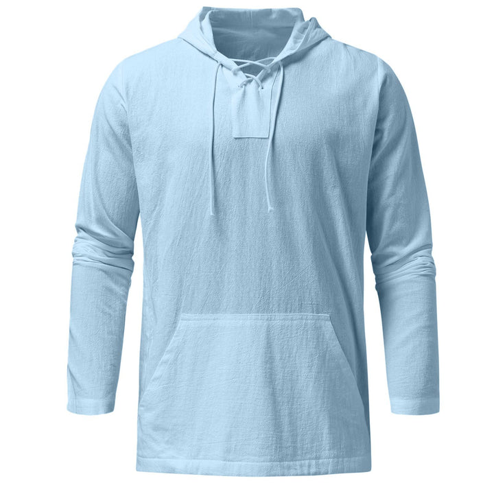 Casual hooded sweatshirt for women with long sleeves, kangaroo pocket, and hood Lune London