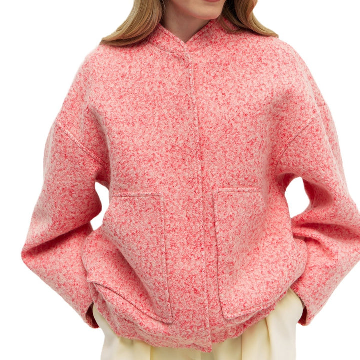 Oversized sporty jacket for women with elegant button details and a relaxed fit Lune London
