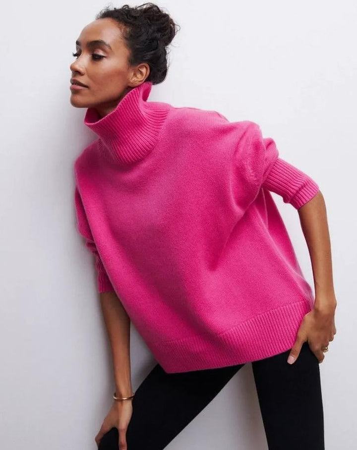 Women's Cozy Turtleneck Sweater Lune London