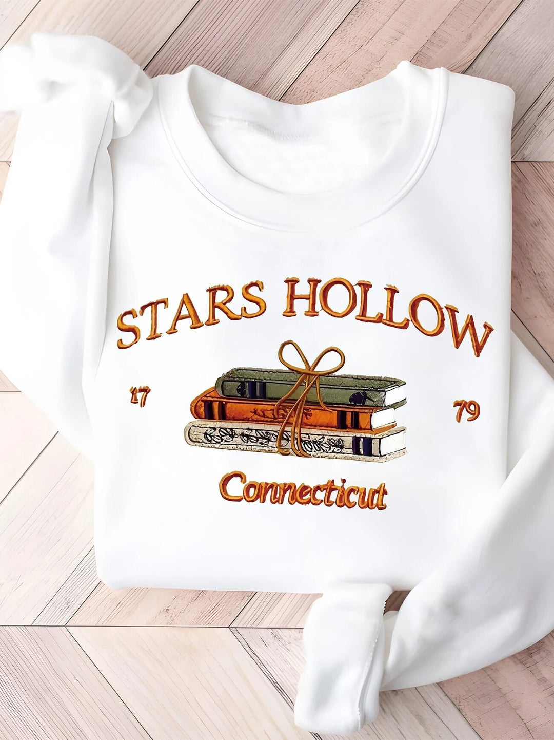Sweat-shirt pour femmes avec un motif créatif de Stars Hollow Chic & Stil