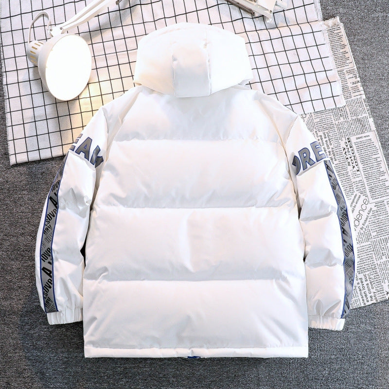 Ladies warm quilted jacket with practical hood and reflective accents Lune London