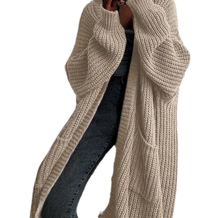 Women cardigan with open front and large pockets Lune London