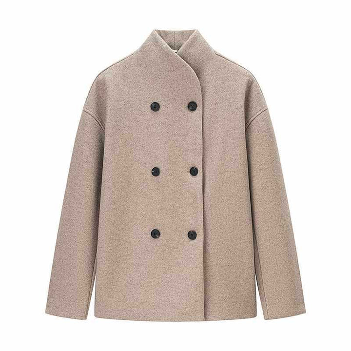 Lune London Elegant double-breasted transition jacket for women