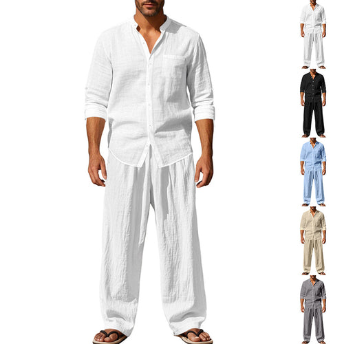 Men's casual leisure set with a loose fit and pleasant cotton texture Chic and style