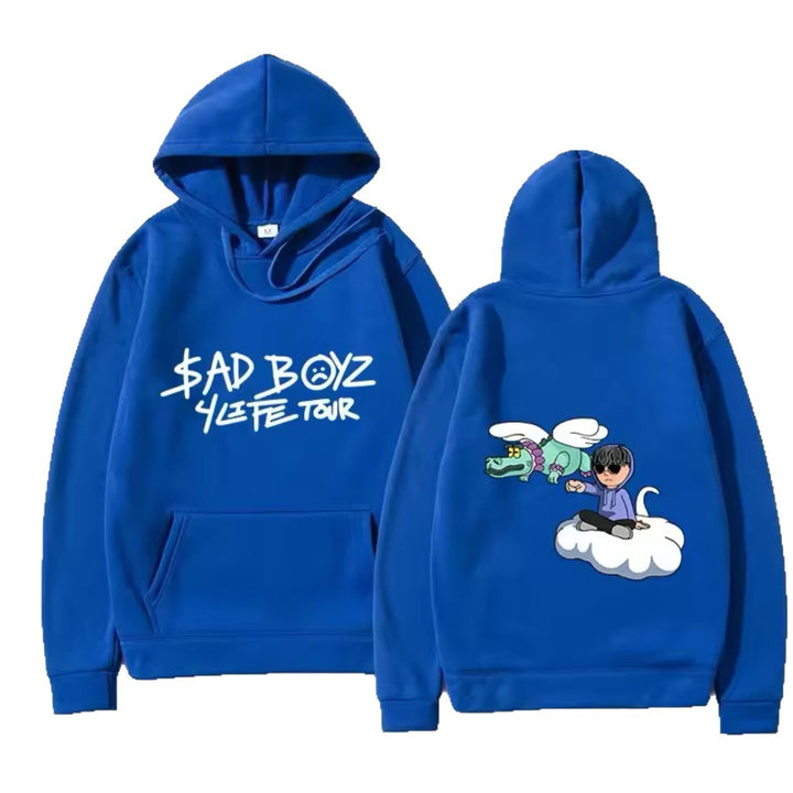 Women's Hoodie with Creative Print and Comfortable Kangaroo Pockets Chic & Stil