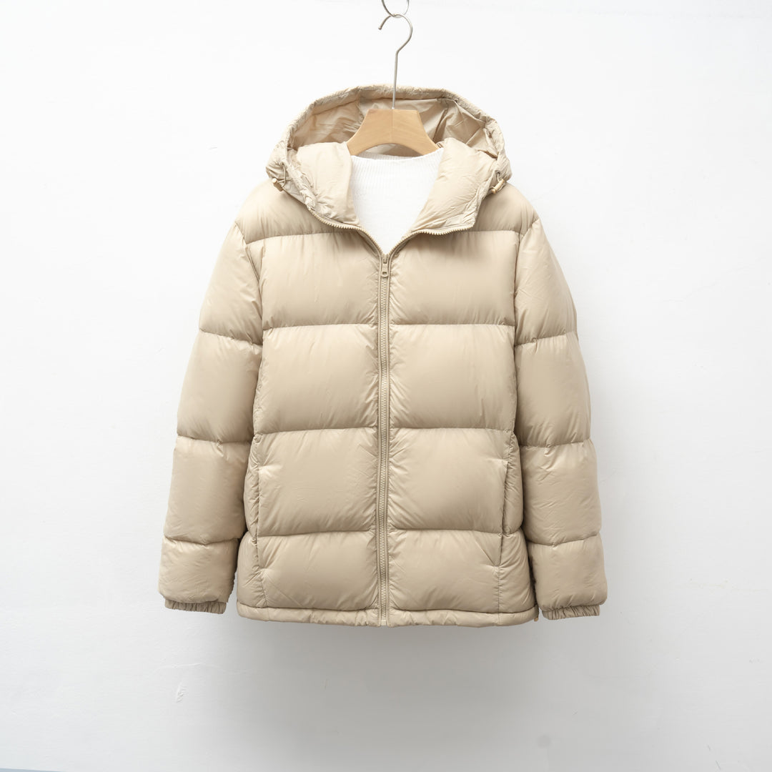 Ladies light insulated winter jacket with adjustable hood Lune London
