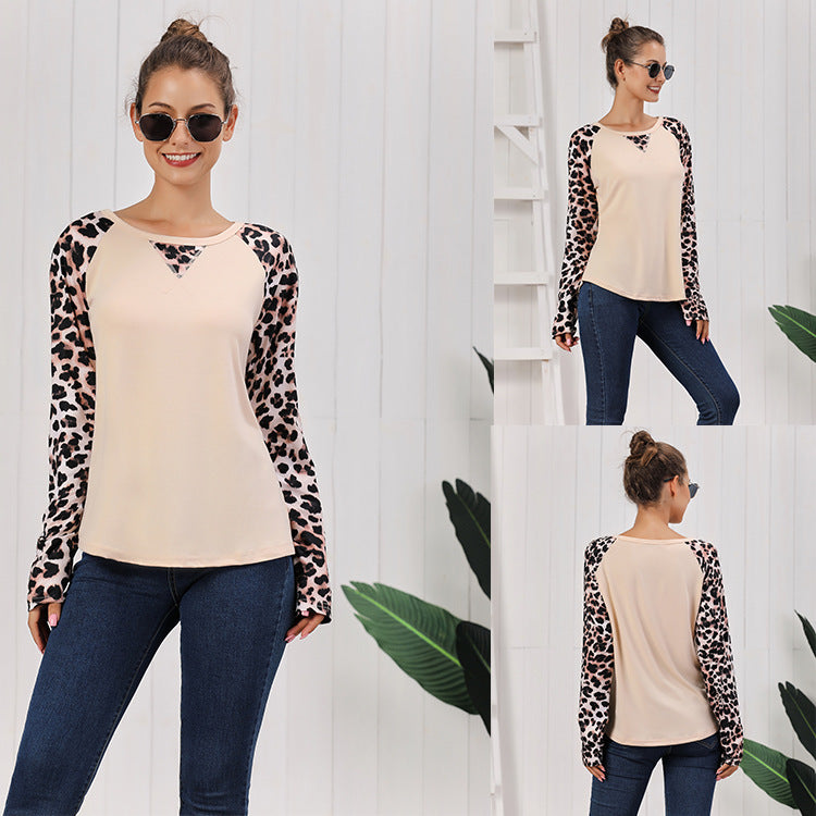 Casual long sleeve shirt for women with graphic pattern and side slits Lune London