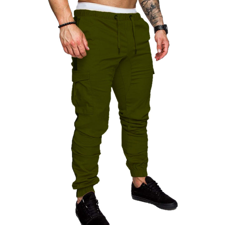 Men's cargo pants with adjustable waist and functional pockets Lune London