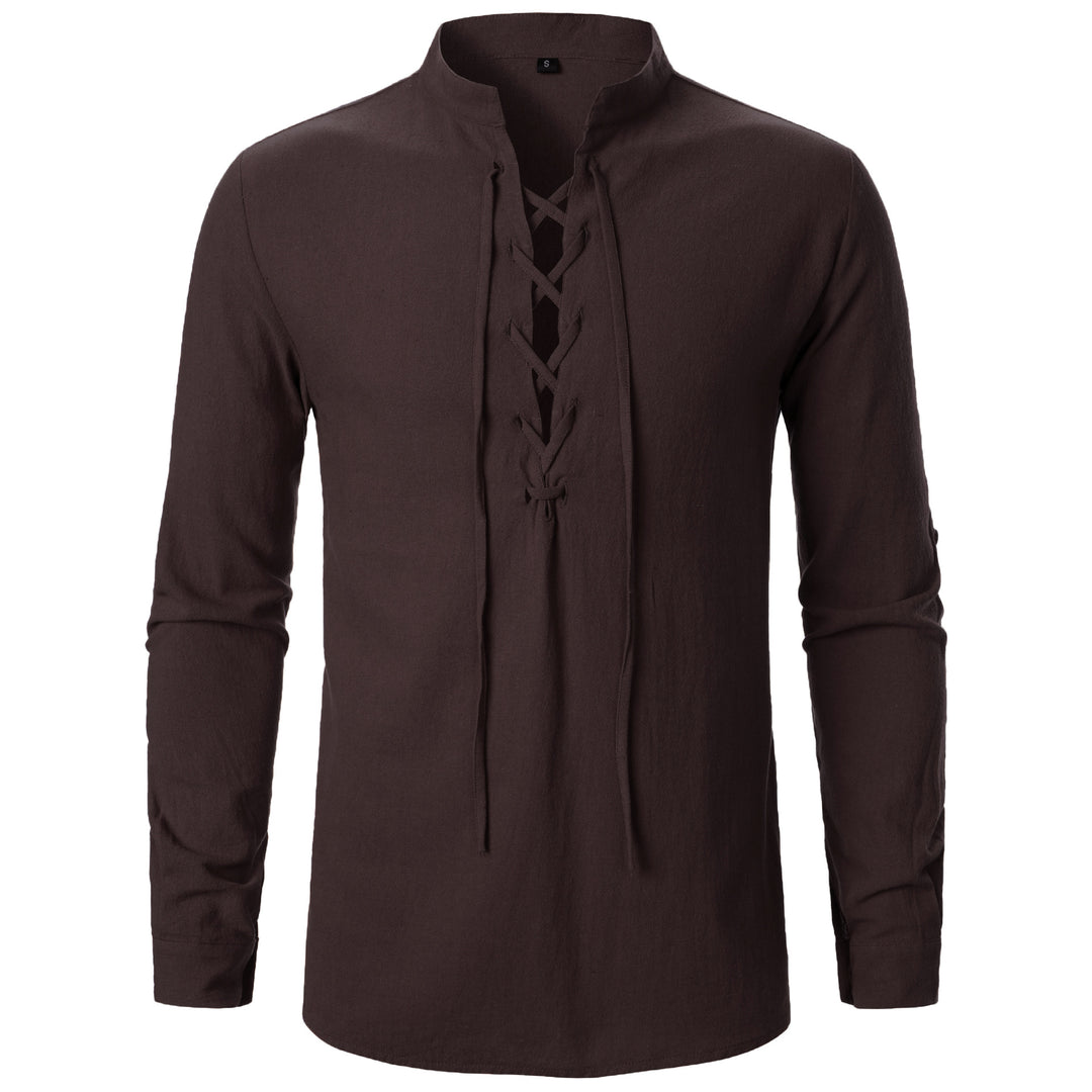 Men Long Sleeve T-shirt with Laces Lune London