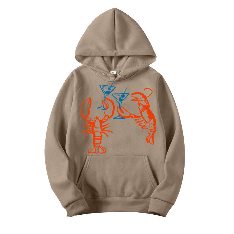 Sweat à capuche pour femmes avec motif de homard turbulente Chic & Stil