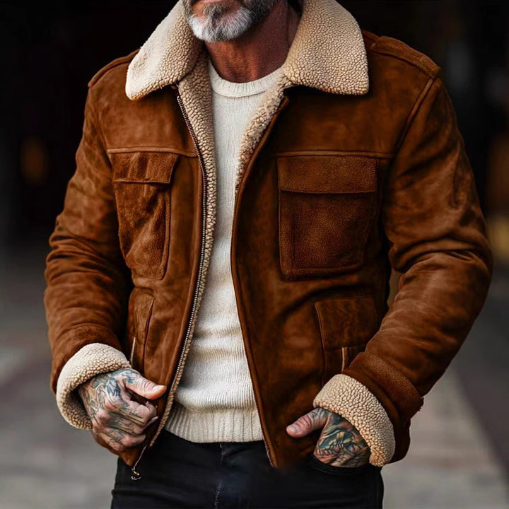 Luxury Lambskin Leather Jacket for Men Lune London