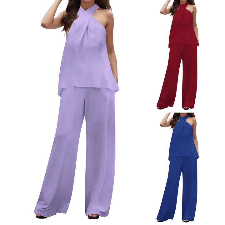 Ladies Elegant and airy jumpsuit in recycled fabric Lune London