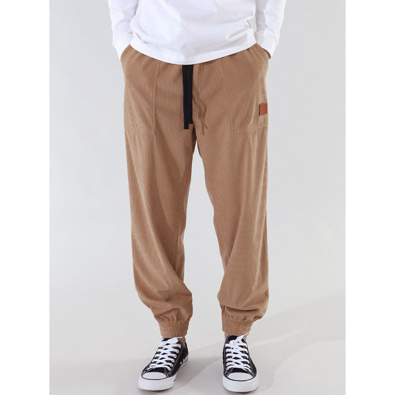Comfortable casual pants for men with elastic waistband and relaxed fit Lune London