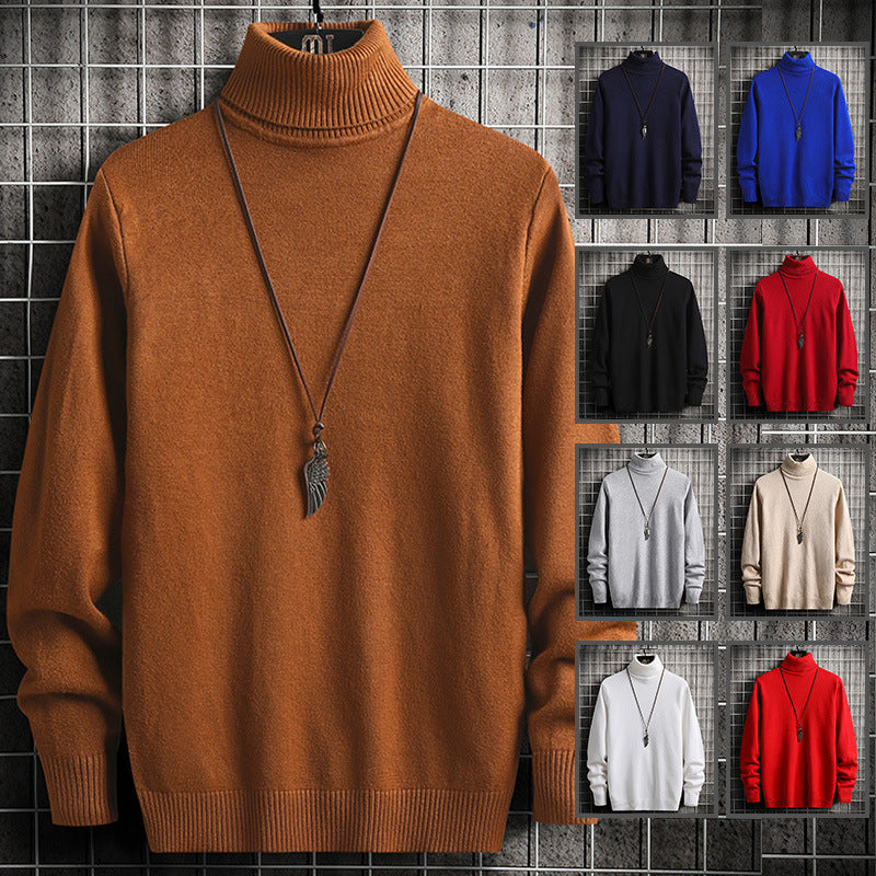 Men's Elegant High-Quality Knit Turtleneck Pullover Lune London