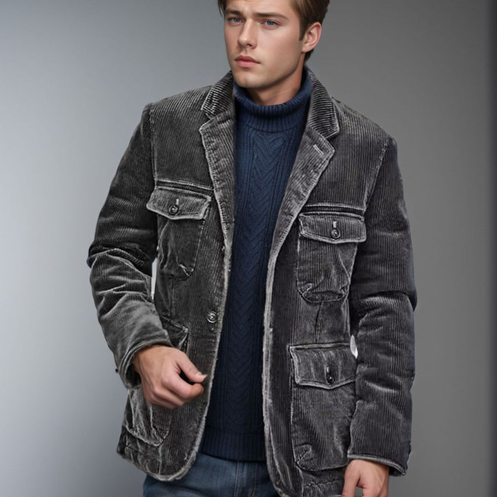 Casual corduroy jacket for women with patch pockets Lune London