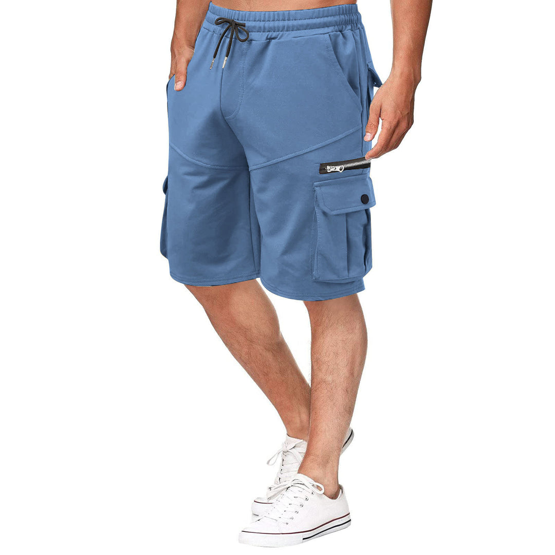 Multi-functional cargo shorts for men with zipper and practical pockets Lune London