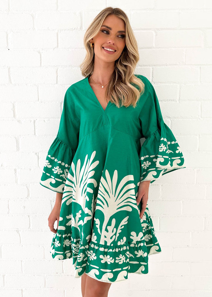 Casual summer dress for women with puff sleeves Chic & Stil
