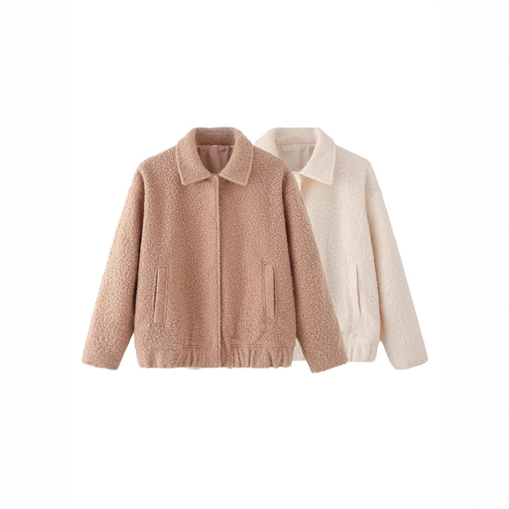 Teddy jacket for women, durable and cozy, with elastic waistband Lune London