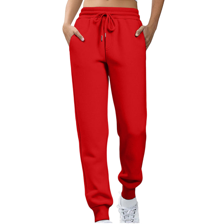 Women Relaxed Fit Sweatpants with Elastic Waistband and Side Pockets Chic & Stil