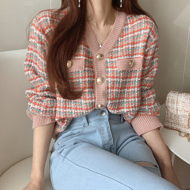 Lune London Elegant Boucle Knit Jacket for Women