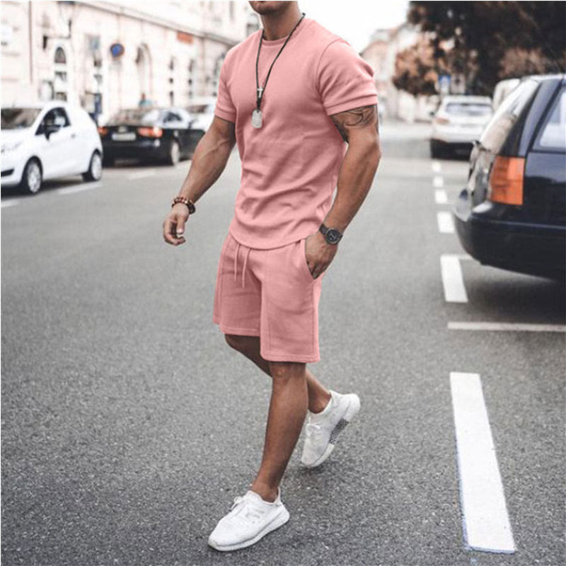 Men's short-sleeve sports set in breathable material Lune London