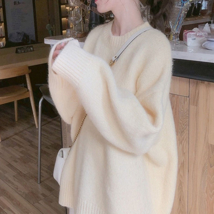 Pull surdimensionné pour femmes dans un style décontracté avec un matériau agréablement doux Chic & Stil
