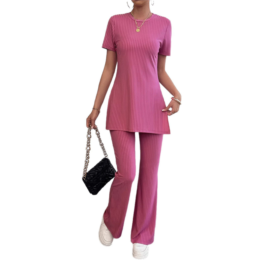 Women's legging set with a soft, textured top and a loose fit Chic & Stil