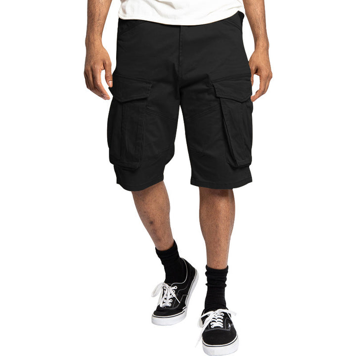 Men's cargo shorts with practical side pockets and robust design Lune London