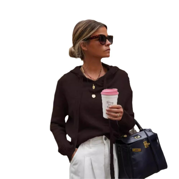 Dames loisirs sweat à capuche avec coupe moderne et poches pratiques Chic & Stil