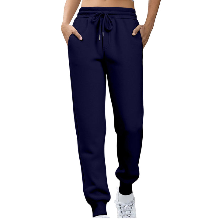 Women Relaxed Fit Sweatpants with Elastic Waistband and Side Pockets Chic & Stil