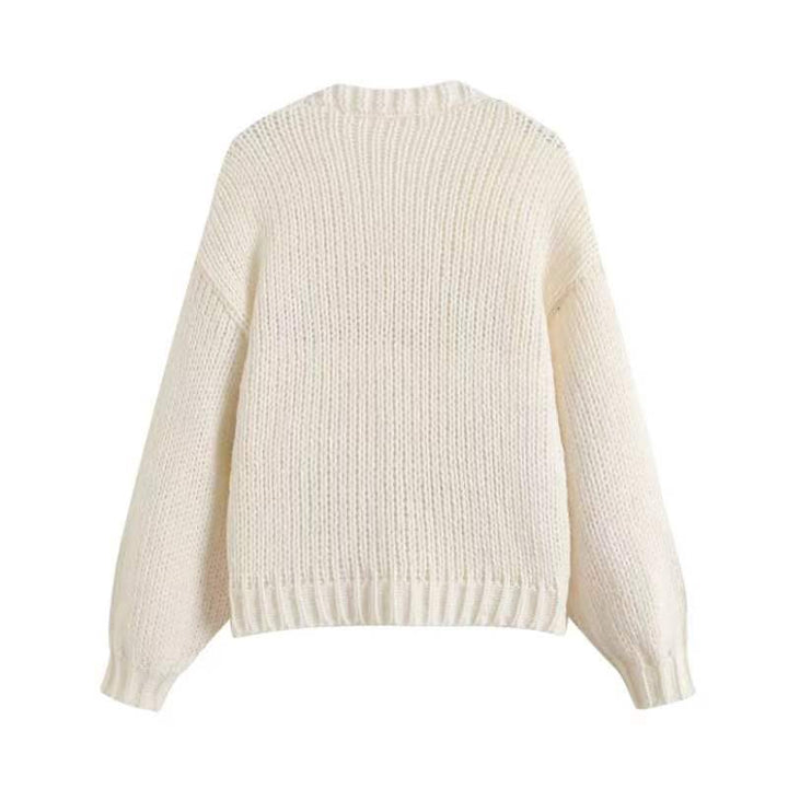 Sweater pour femmes avec broderie fruitée Chic & Stil