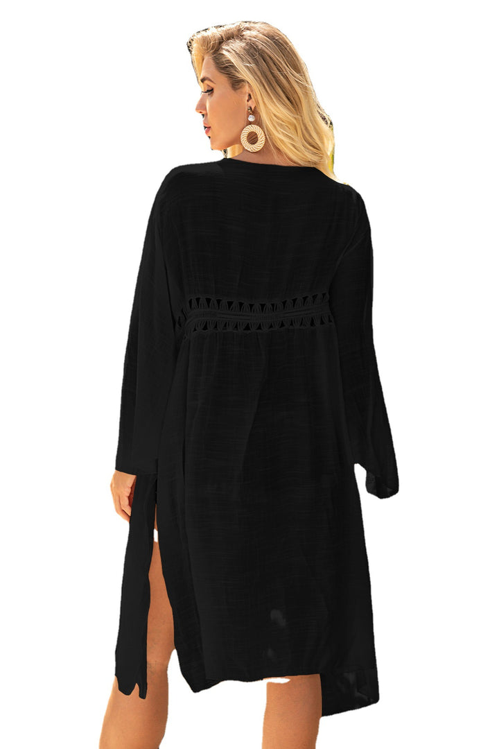 Women Elegant Transparent Kimono Chic Outerwear