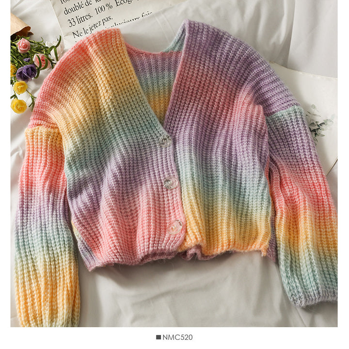 Women V-neck gradient vest chic and style