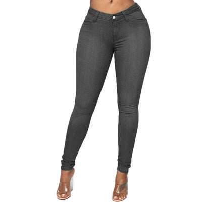 High-waisted skinny jeans for women with fitted cut Lune London