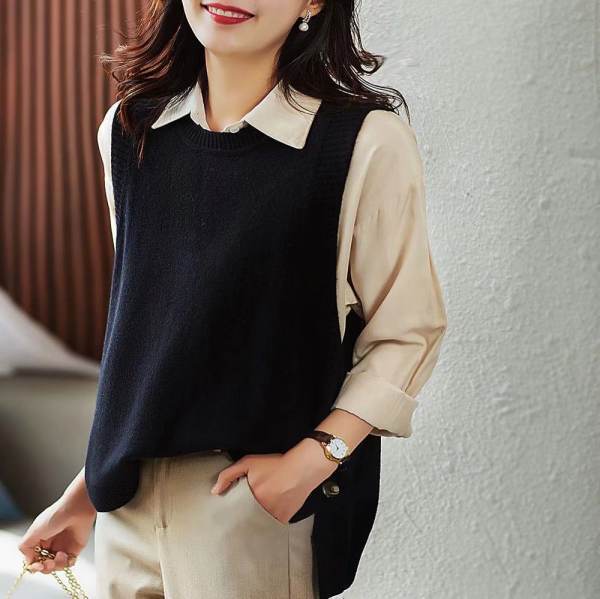 Gilet en tricot élégant pour femmes avec détails de boutons et design intemporel Chic & Stil