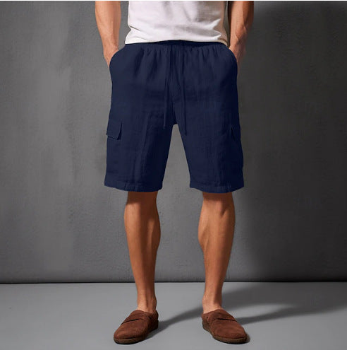 Multifunctional cargo shorts for men with comfortable side pockets and elastic waist Lune London