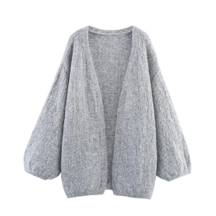 Knitted jacket for women with a loose fit and modern raglan sleeves Lune London