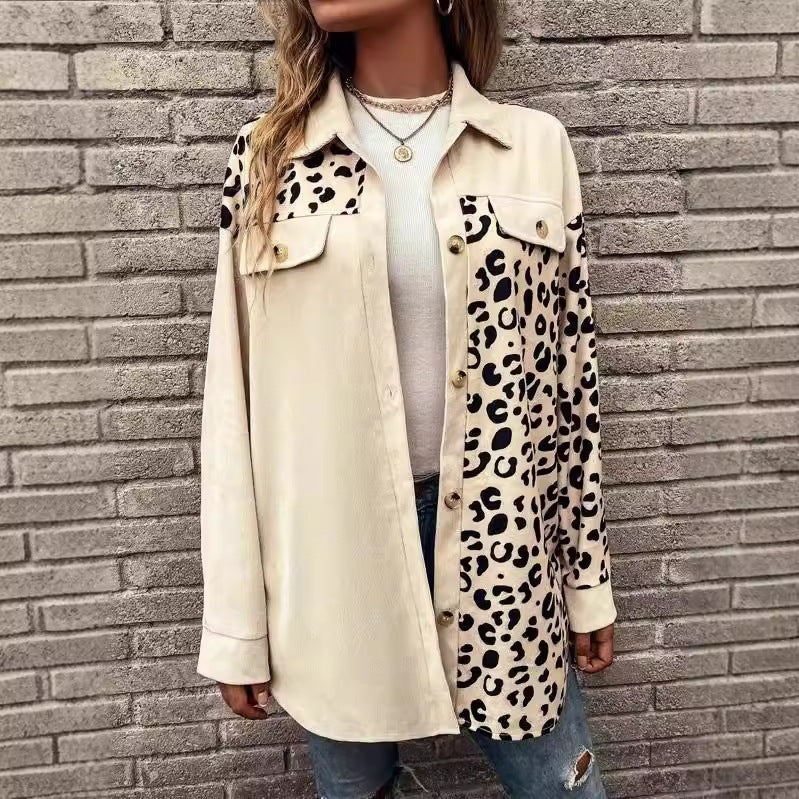 Lune London leopard overshirt for women