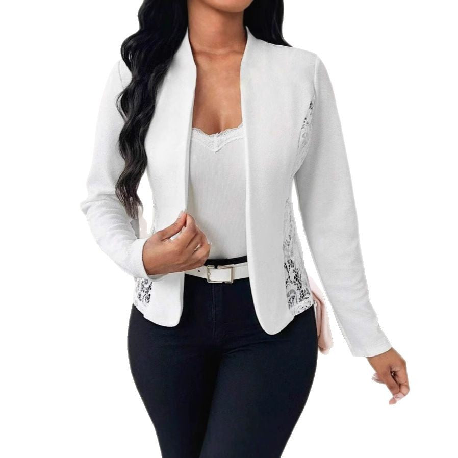 Elegant blazer jacket for women with lace and modern cut Lune London