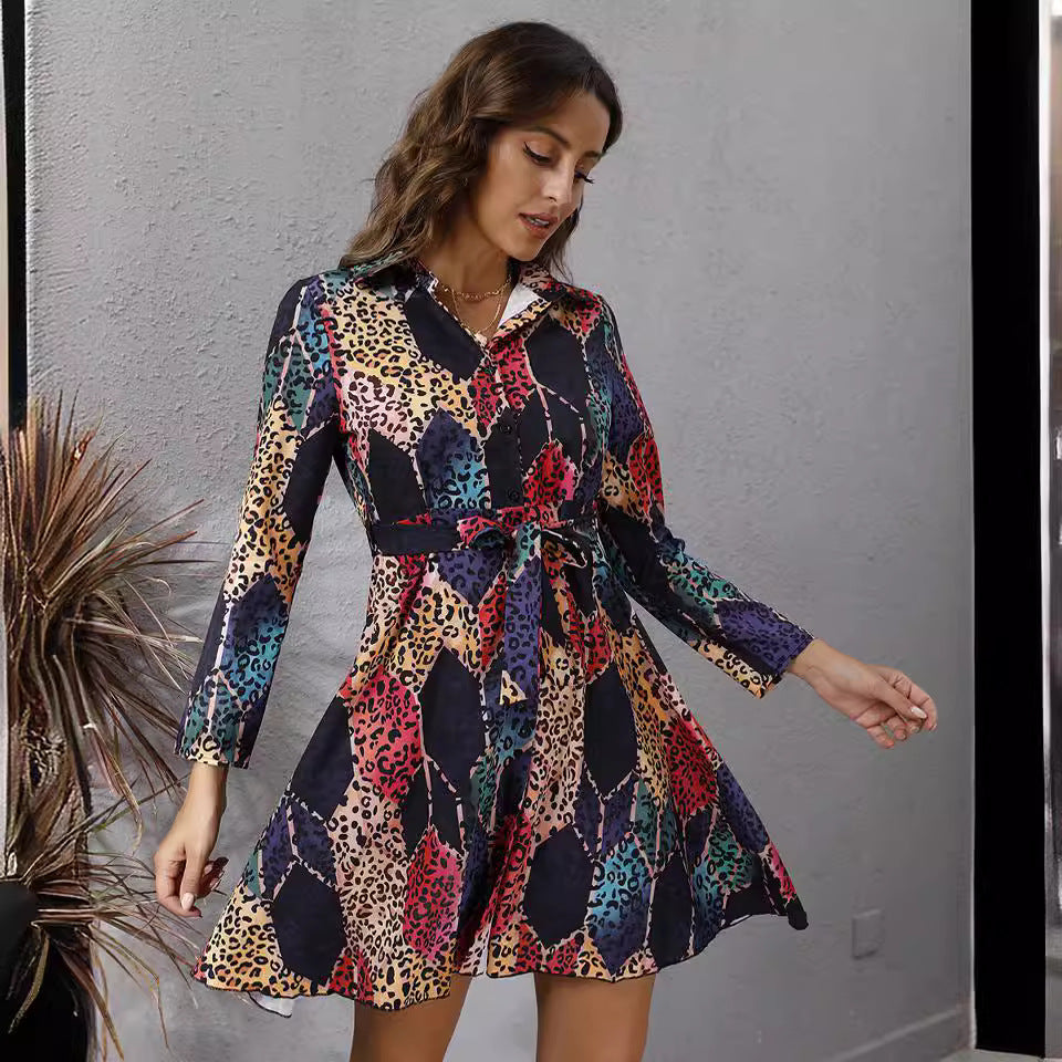 Shirt dress for women with an elegant waist Lune London