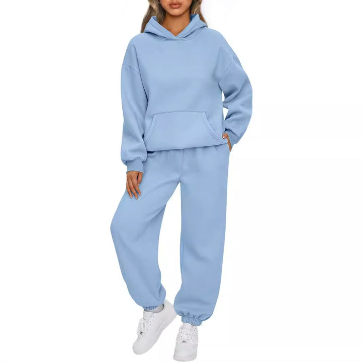 Women’s cozy hooded sweatshirt set Chic & Stil