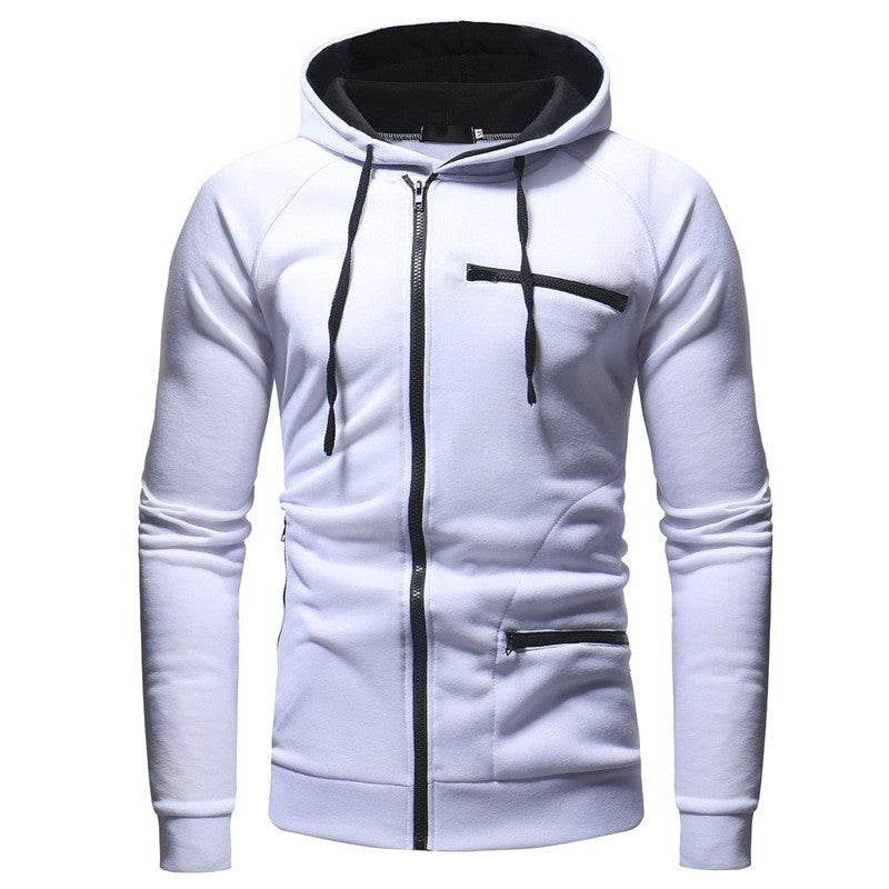 Men's Hoodie with functional zip pockets Lune London