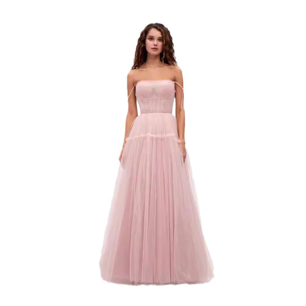 Ladies evening dress made of the finest tulle from Lune London