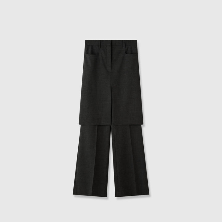 Pantalons de costume larges élégants pour femmes avec design innovant Chic & Stil