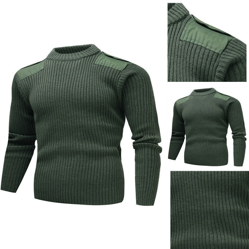 Men's structured knit top with shoulder details Lune London