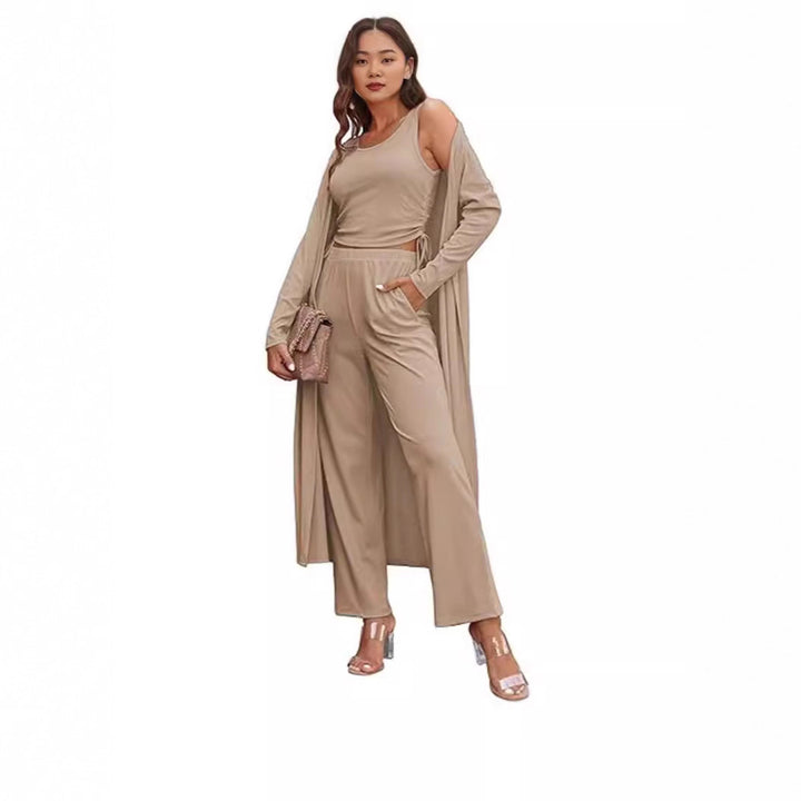 Dames élégant ensemble de salon avec long cardigan Lune London