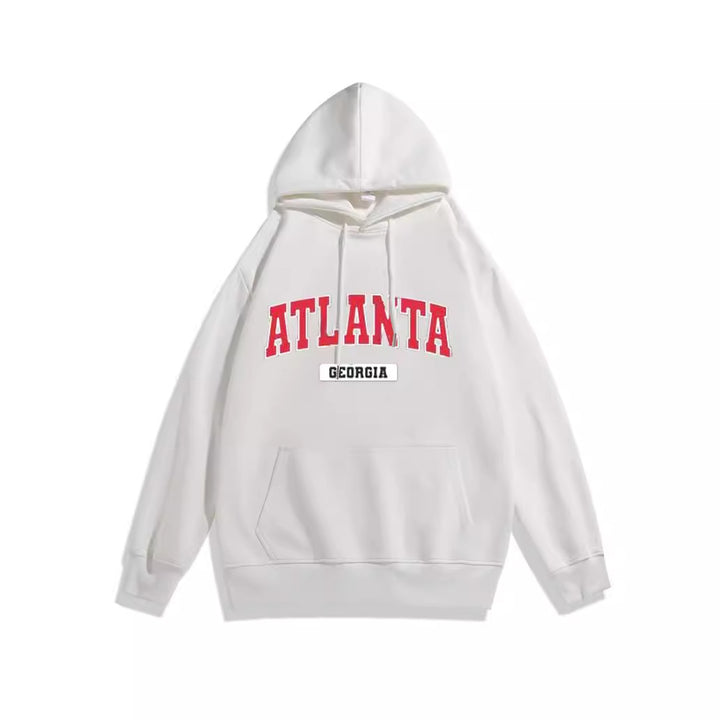 Women's hoodie with stylish Atlanta print Chic & Stil