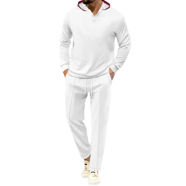 Men's comfortable waffle texture leisure suit Lune London