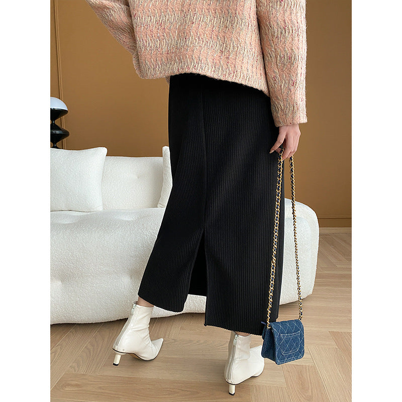 Women's Fashion Boucle Jacket with Gold Buttons Chic & Stil