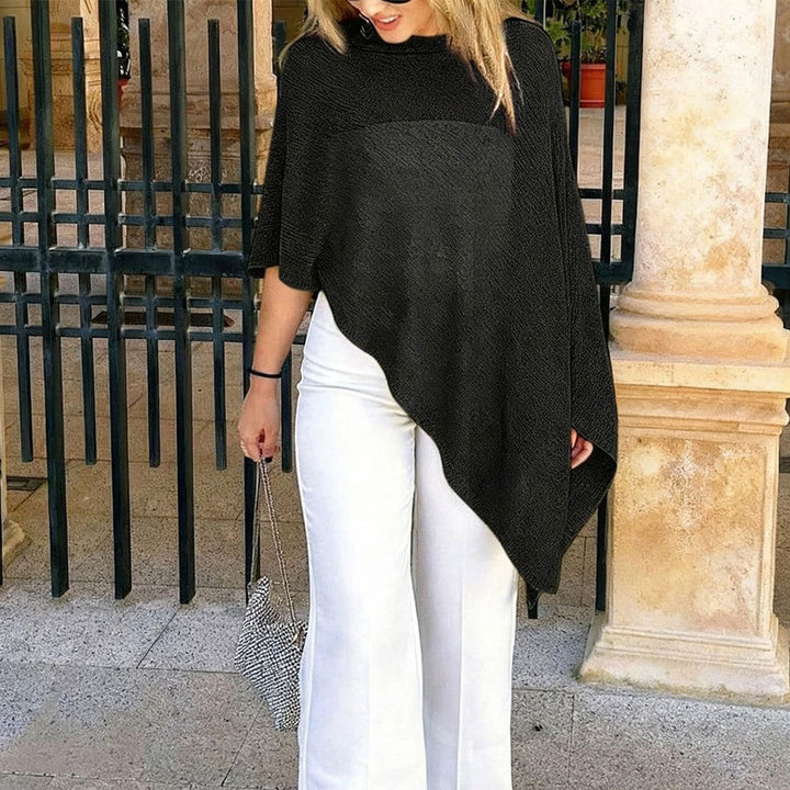 Chic & Stil Elegant and stylish poncho blouse for women